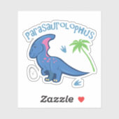 Sticker Pachycéphalosaure mûre (Feuille)