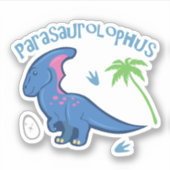 Sticker Pachycéphalosaure mûre (Devant)