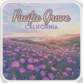 Sticker Pacific Grove California Monterey Magique Purple (Devant)