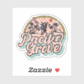 Sticker Pacific Grove, Californie (Feuille)