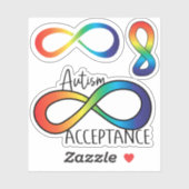 Sticker Pack: Acceptatie neurodiversity Autism (Vel)