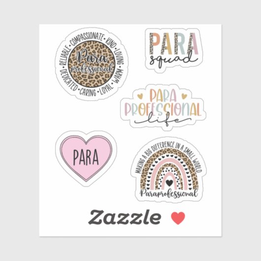 Sticker Pack amusant Paraprofessionnel (Feuille)