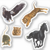 Sticker Pack Animaux Assortis (Devant)