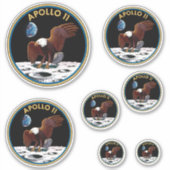 Sticker Pack Apollo 11 insignia (Devant)