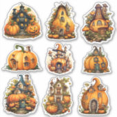 Sticker Pack Automne Pumkin House (Devant)