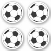 Sticker Pack balle de football (Devant)