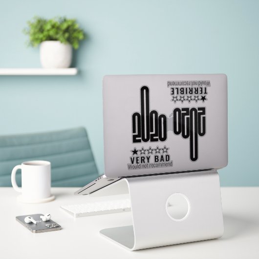 Sticker Pack Black 4 sur mesure 2020 à doigt moyen (Ordinateur portable sur le bureau)