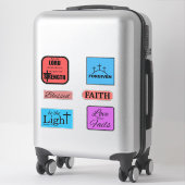 Sticker Pack chevalier chrétien (Sur valise)