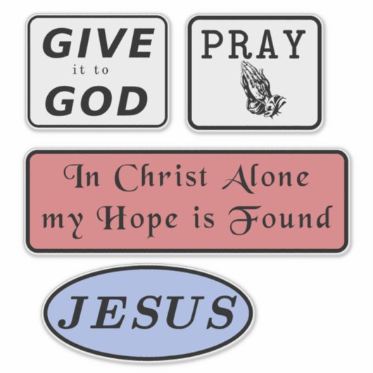 Sticker Pack Christian Inspiration (Devant)