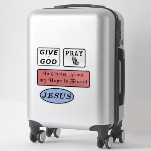 Sticker Pack Christian Inspiration (Sur valise)