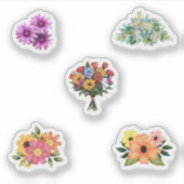 Sticker Pack d'autocollants à fleurs (Devant)
