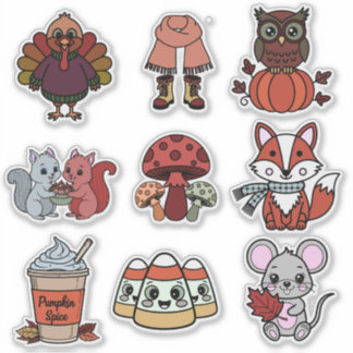 Sticker Pack d'autocollants Aventures d'automne 🍂