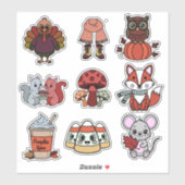 Sticker Pack d'autocollants Aventures d'automne 🍂 (Feuille)