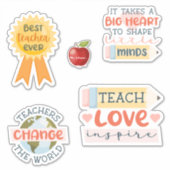 Sticker Pack d'autocollants d'appréciation de l'enseignant (Devant)