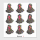 Sticker Pack d'autocollants d'art Abstrait Leonardo Da Vin (Feuille)
