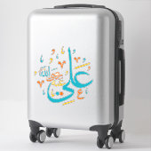 Sticker Pack d'autocollants de calligraphie arabe Ali (Sur valise)