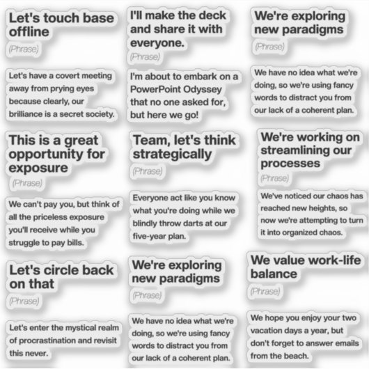 Sticker Pack d'autocollants de définitions de courrier éle (Devant)