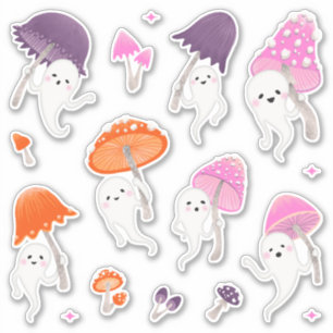 Sticker Pack d'autocollants de fantômes d'Halloween mignon