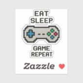 Sticker Pack d'autocollants de jeu – Jeu vidéo Pixel Art (Feuille)