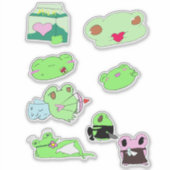 Sticker Pack d'autocollants de la Saint-Valentin mignons (Devant)