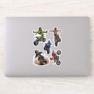 Sticker Pack d'autocollants de stunt pour moto Supermoto e