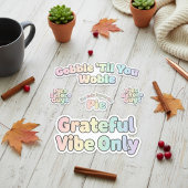 Sticker Pack d'autocollants de vacances de Thanksgiving pa