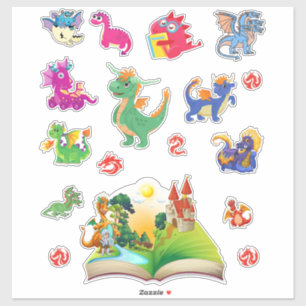 Sticker Pack d'autocollants Dragon