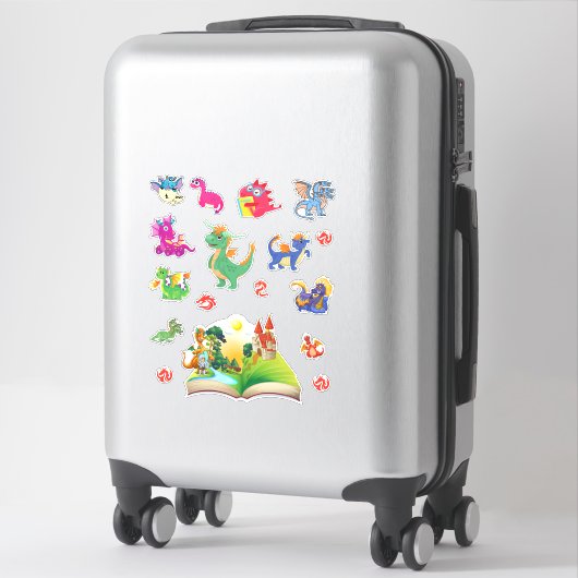 Sticker Pack d'autocollants Dragon (Sur valise)