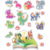 Sticker Pack d'autocollants Dragon (Devant)