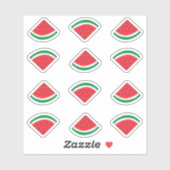 Sticker Pack d'autocollants en forme de quartier de pastèq (Feuille)