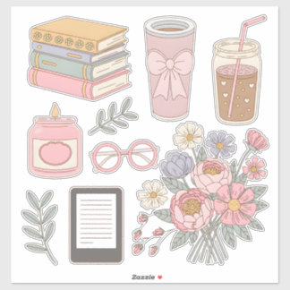 Sticker Pack d'autocollants esthétiques cosy pour planner 