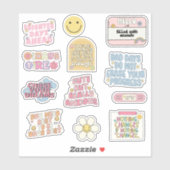Sticker Pack d'autocollants Inspirational Mental Health (Feuille)