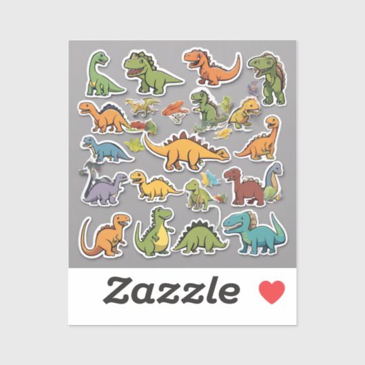 Sticker Pack d'autocollants Jurassic Adventure (Feuille)
