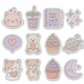 Sticker Pack d'autocollants mignons pour iPad esthétique K (Devant)