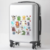 Sticker Pack d'autocollants Monster (Sur valise)