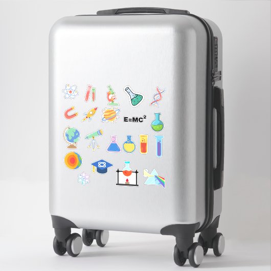 Sticker Pack d'autocollants scientifiques (Sur valise)
