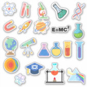 Sticker Pack d'autocollants scientifiques (Devant)