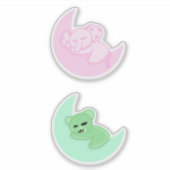 Sticker Pack d'autocollants Sleeping Bear & Elephant pour (Devant)