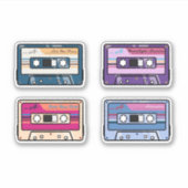 Sticker Pack d'autocollants TWICE Cassette version 1 (Devant)