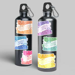 Sticker Pack d'autocollants vinyle rétro couleur arc-en-ci