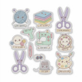 Sticker Pack de Crafter Mignon Kawaii (Devant)