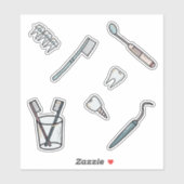 Sticker Pack de dentiste (Feuille)