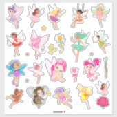 Sticker Pack de fruits (Feuille)