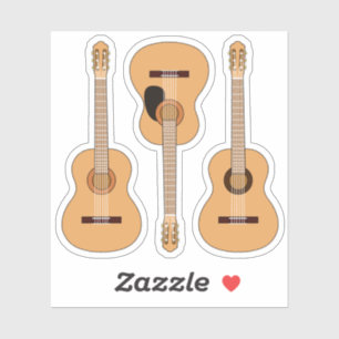 Sticker Pack de guitare classique 3