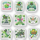 Sticker Pack de la Saint-Patrick vibrant pour enfants (Devant)