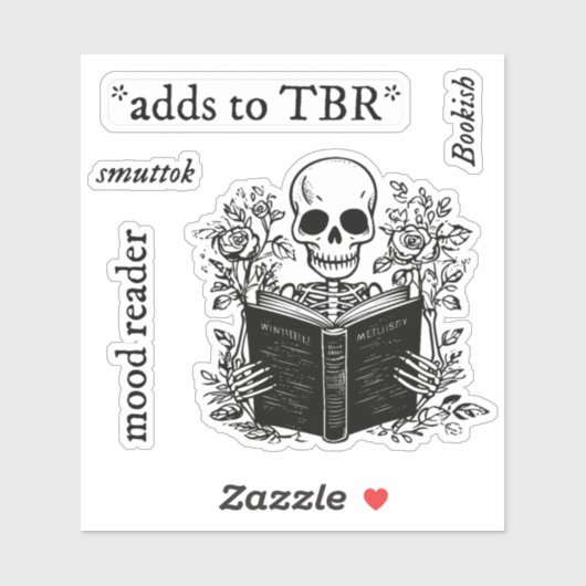 Sticker Pack de lecteur de livre (Feuille)