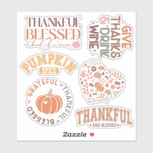 Sticker Pack de modèles mignons inspirés de l'automne et d