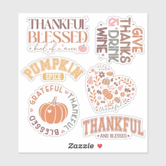 Sticker Pack de modèles mignons inspirés de l'automne et d (Feuille)