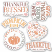 Sticker Pack de modèles mignons inspirés de l'automne et d (Devant)