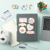Sticker Pack de modèles mignons inspirés de l'automne et d (Couverture iPad)